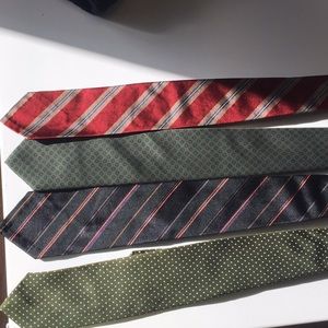 Collect of silk ties 3-polo 1-Ferrell Reed. Nice